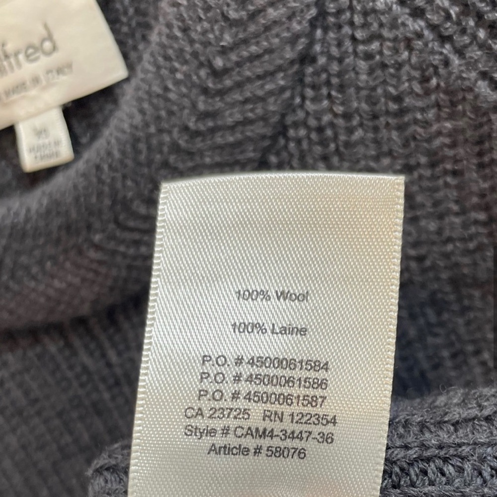 Aritzia Wilfred Palmier Sweater Tunic | 100% Wool - Picture 8 of 8